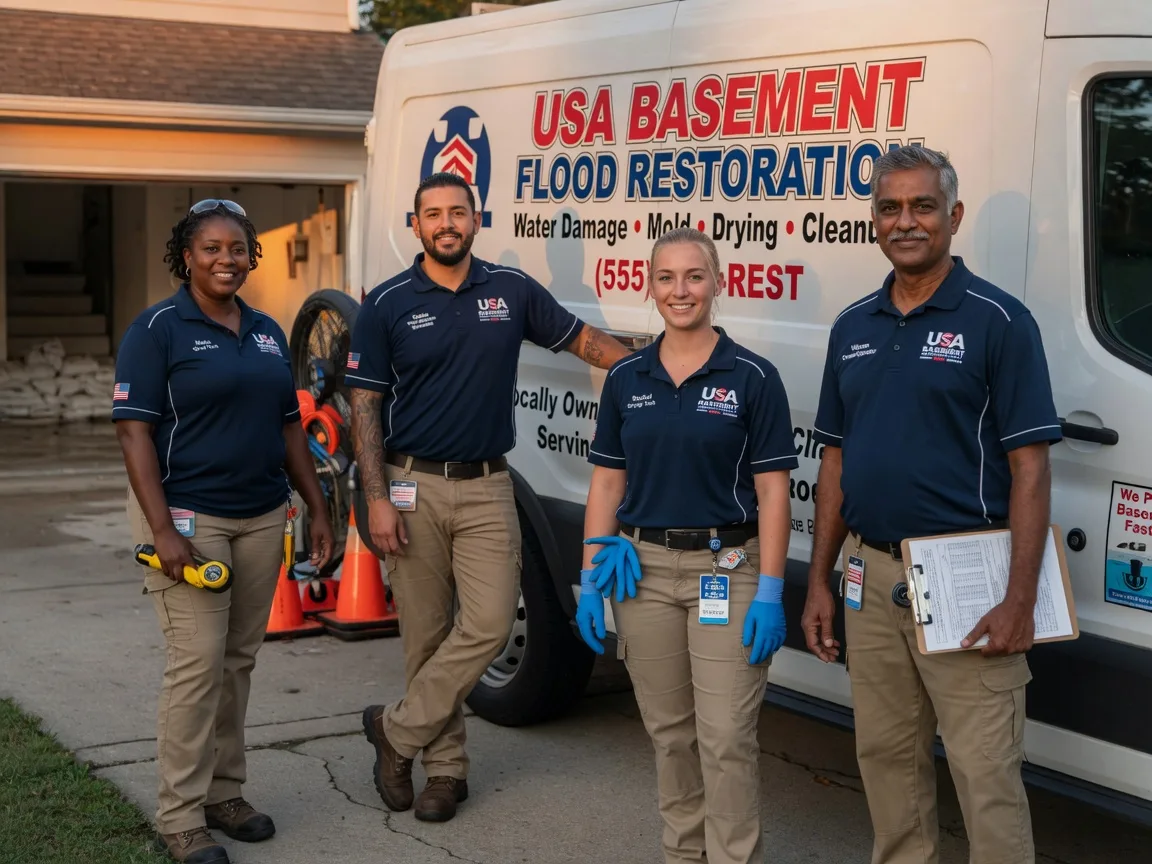 Basement Flood Cleanup company in Frederic, WI